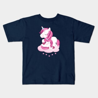 lovely unicorn face Kids T-Shirt